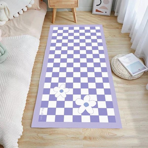 carpets nordic long bedside rug retro checkerboard carpet anti-slip floor mat for living room absorbent area rugs fluffy kids play mats
carpets nordic long bedside rug retro checkerboard carpet anti-slip floor mat for living room absorbent area rugs fluffy kids play mats