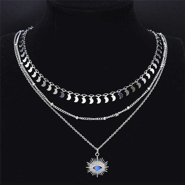 pendant necklaces 3pcs boho eye blue opal rvs charm chain for women silver color jewelry collier nxs04
pendant necklaces 3pcs boho eye blue opal rvs charm chain for women silver color jewelry collier nxs04