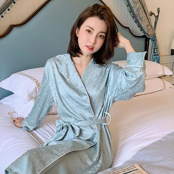 casual satin nightwear home clothing womens sleepwears bathrobe intimate lingerie spring autumn kimono robe long sleeve women sleepwear, Black;red
casual satin nightwear home clothing womens sleepwears bathrobe intimate lingerie spring autumn kimono robe long sleeve women sleepwear, Black;red