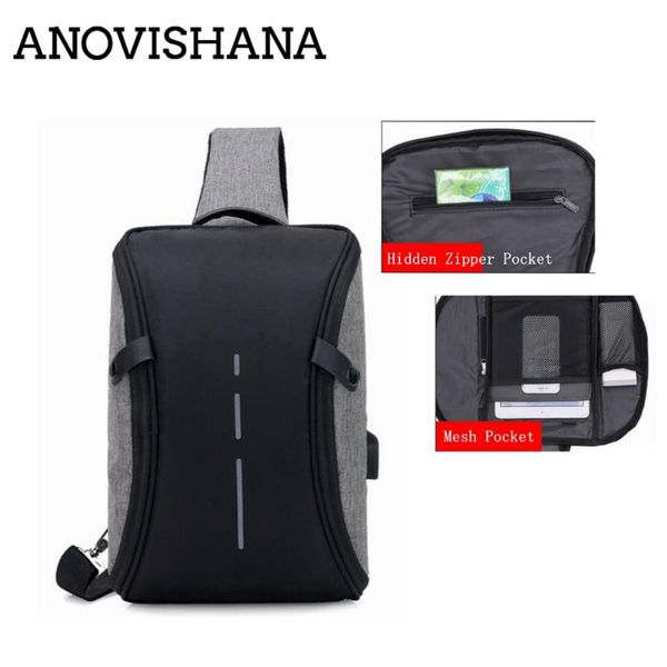 waist bags anovishana male crossbody usb charging chest bag for men anti theft shoulder short trip bolso hombre n016
waist bags anovishana male crossbody usb charging chest bag for men anti theft shoulder short trip bolso hombre n016