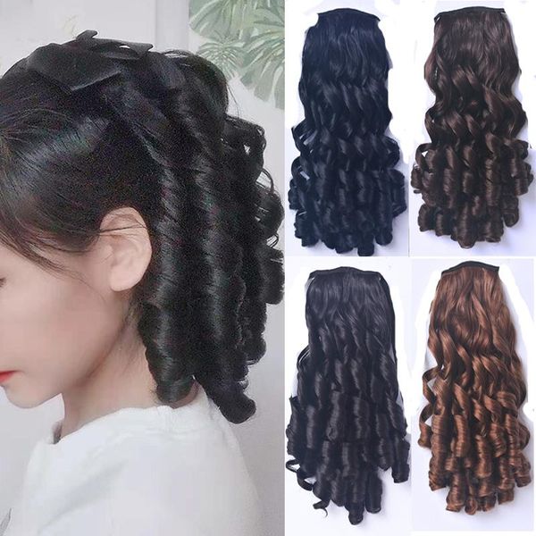 synthetic wigs dianqi short black curly drawstring ponytail hair heat resistant for women daily use
synthetic wigs dianqi short black curly drawstring ponytail hair heat resistant for women daily use