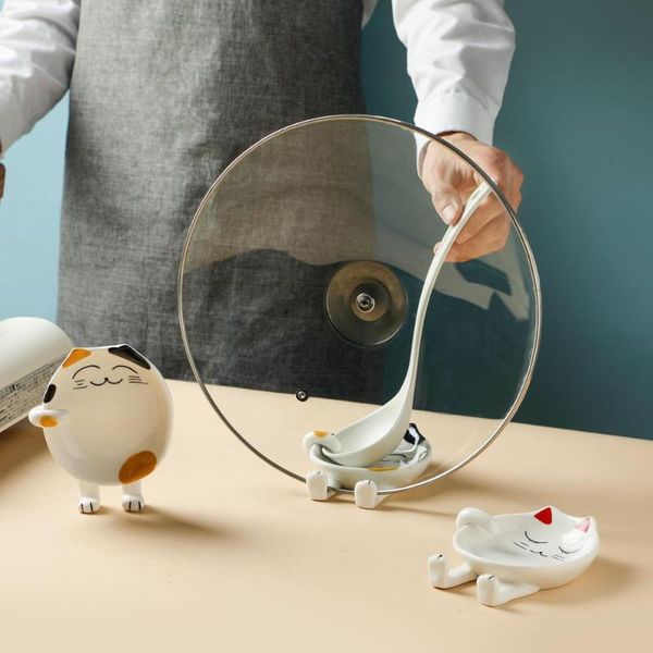 kitchen storage & organization cartoon cat ceramic pan pot lid cover stand holder shelf rack deskmultifunction chopsticks home decoratio
kitchen storage & organization cartoon cat ceramic pan pot lid cover stand holder shelf rack deskmultifunction chopsticks home decoratio