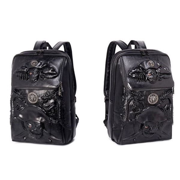 fashion backpack casual men's and women's real leather bag personality skull rivet single shoulder handbag
fashion backpack casual men's and women's real leather bag personality skull rivet single shoulder handbag