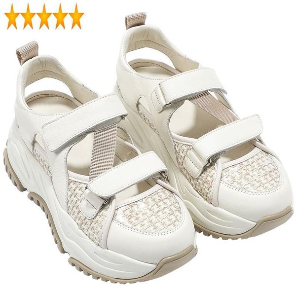 sandals platform high women quality summer wedges shoes ladies casual streetwear patchwork close toe designer sandalias, Black
sandals platform high women quality summer wedges shoes ladies casual streetwear patchwork close toe designer sandalias, Black