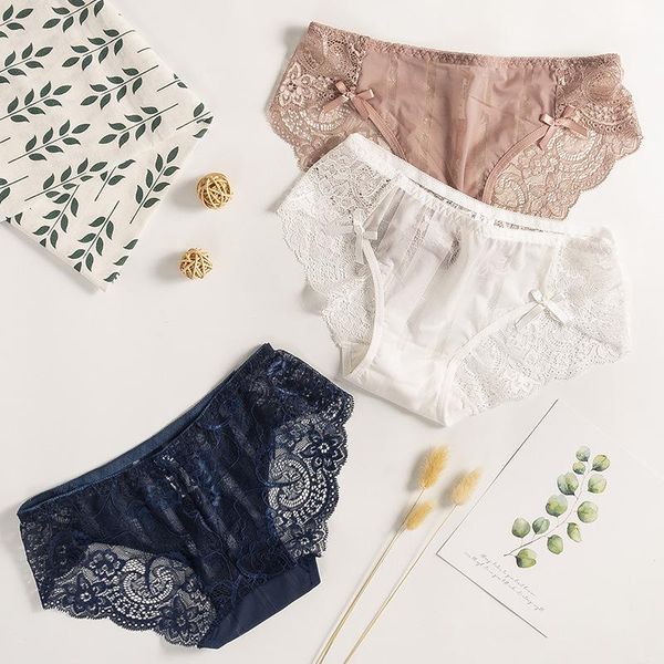 women's panties female lace ice silk seamless underwear breathable pure briefs plus size pantys, Black;pink
women's panties female lace ice silk seamless underwear breathable pure briefs plus size pantys, Black;pink