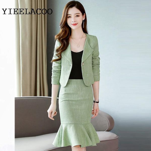 two piece dress greentweed jacket + skirt suit spring / autumn women's business ladies 2, White
two piece dress greentweed jacket + skirt suit spring / autumn women's business ladies 2, White