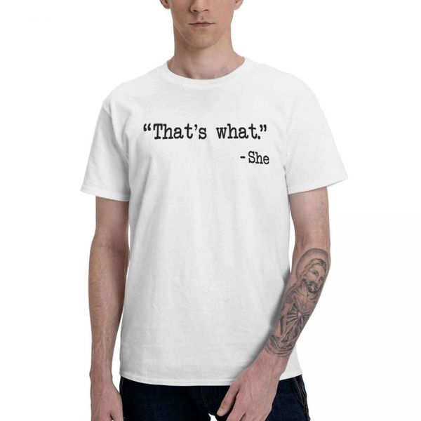 men's t-shirts that's what she said quote t shirt pure cotton crewneck men t-shirt short sleeve oversized tee hoodie, White;black
men's t-shirts that's what she said quote t shirt pure cotton crewneck men t-shirt short sleeve oversized tee hoodie, White;black