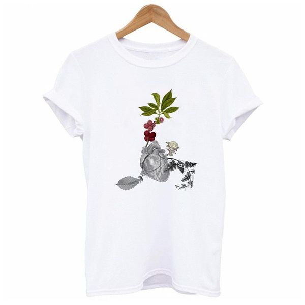 women's t-shirt 2021 summer ladies "plant" pattern pure cotton short sleeve model 6024, White
women's t-shirt 2021 summer ladies "plant" pattern pure cotton short sleeve model 6024, White