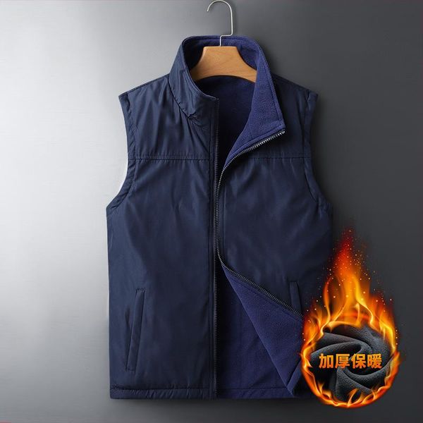 men's vests men vest jacket brand plush cotton spring autumn casual waistcoat fashion double-sided wearable, Black;white
men's vests men vest jacket brand plush cotton spring autumn casual waistcoat fashion double-sided wearable, Black;white
