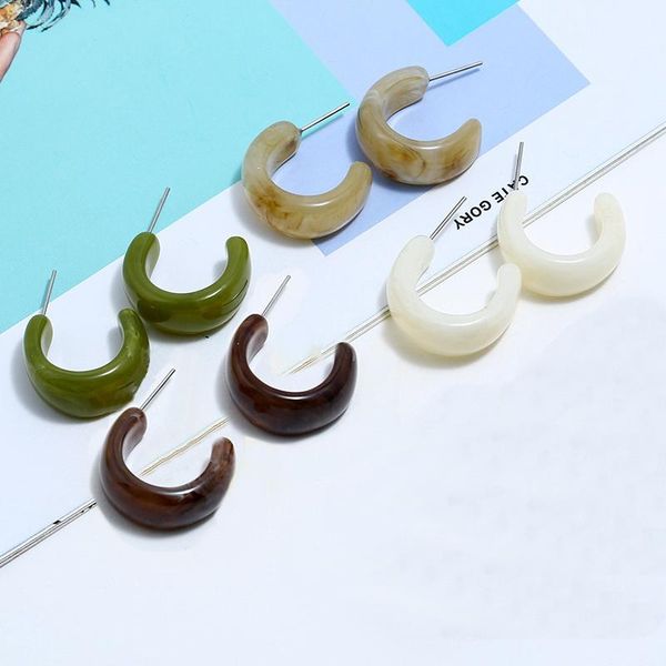 hoop & huggie korean style geometric c-shaped multicolor earrings acrylic statement for women girls wedding party jewelry gift, Golden;silver
hoop & huggie korean style geometric c-shaped multicolor earrings acrylic statement for women girls wedding party jewelry gift, Golden;silver