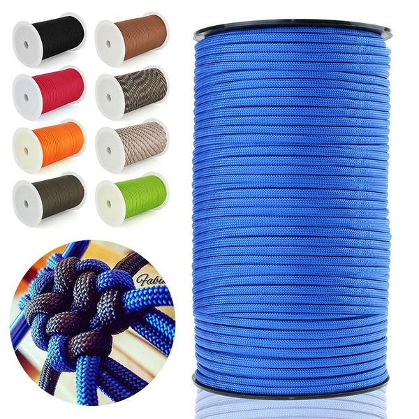 outdoor gadgets 7 core parachute cord lanyard 100m 550 military standard tent paraglider rope paracord for camping survival tool
outdoor gadgets 7 core parachute cord lanyard 100m 550 military standard tent paraglider rope paracord for camping survival tool