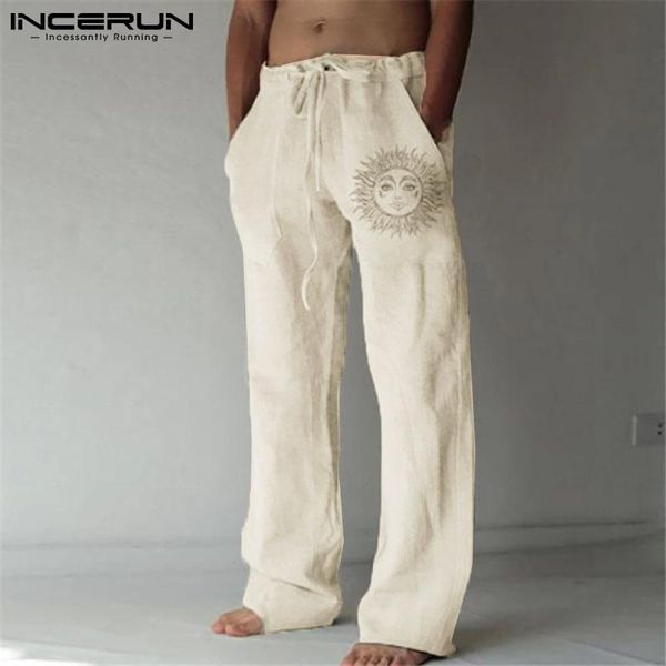 men's pants men printed joggers drawstring cotton streetwear casual straight trousers vintage leisure pantalones hombre incerun s-5xl, Black
men's pants men printed joggers drawstring cotton streetwear casual straight trousers vintage leisure pantalones hombre incerun s-5xl, Black