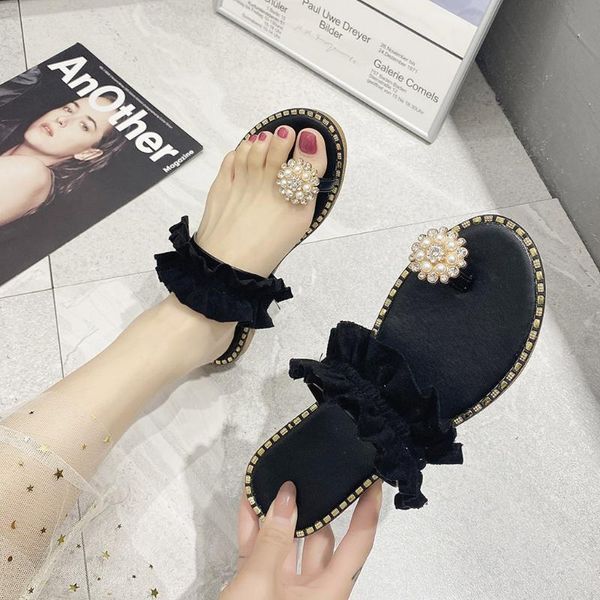 slippers 2021 women's fashion summer pearl flat bohemian loafers beach sandals women casual slip-ons flip flops slipper#0716, Black
slippers 2021 women's fashion summer pearl flat bohemian loafers beach sandals women casual slip-ons flip flops slipper#0716, Black