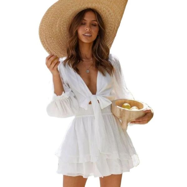 casual dresses elegant retro v-neck white mini chiffon dress summer women female ruffles pleated party black see through, Black;gray
casual dresses elegant retro v-neck white mini chiffon dress summer women female ruffles pleated party black see through, Black;gray