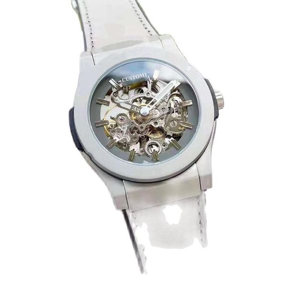 wristwatches 42mm men's watch automatic machine sapphire glass storage hollow dial 316l stainless steel fashion men, Slivery;brown
wristwatches 42mm men's watch automatic machine sapphire glass storage hollow dial 316l stainless steel fashion men, Slivery;brown