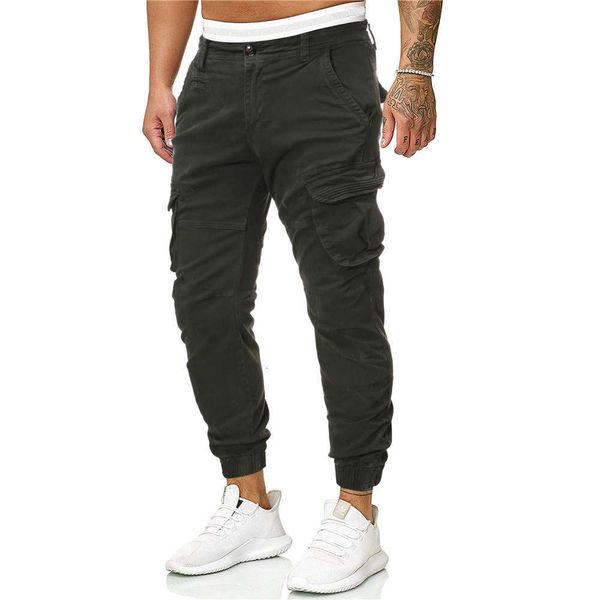 popular autumn and winter new solid color multi pocket cotton casual tooling leggings men's pants, Black
popular autumn and winter new solid color multi pocket cotton casual tooling leggings men's pants, Black