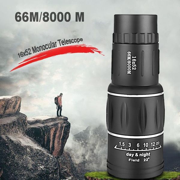 telescope & binoculars 16 x 52 high monocular 66 / 8000m hd night vision for outdoor sport
telescope & binoculars 16 x 52 high monocular 66 / 8000m hd night vision for outdoor sport