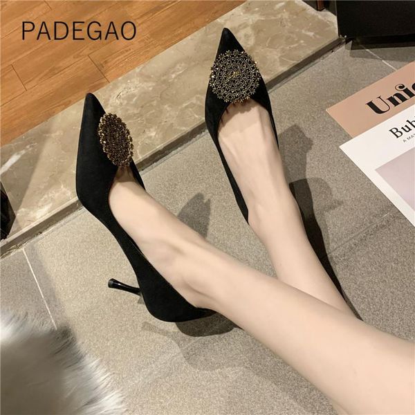 dress shoes party fashion 2021 women pumps casual shallow slip-on metal decoration, Black
dress shoes party fashion 2021 women pumps casual shallow slip-on metal decoration, Black
