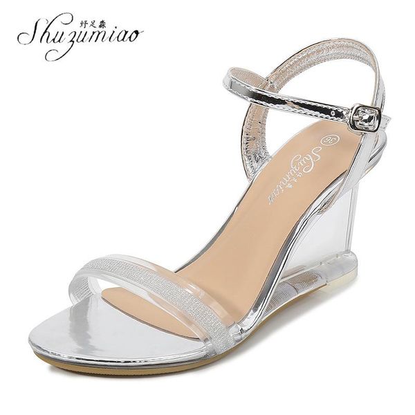 sandals shuzumiao ly arrived ladies casual shoes crystal rhinestone design women sandal wedges heels, Black
sandals shuzumiao ly arrived ladies casual shoes crystal rhinestone design women sandal wedges heels, Black