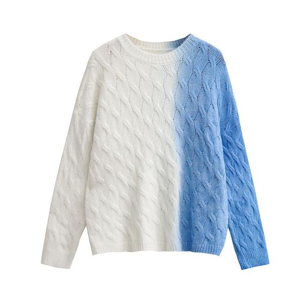 women's knits & tees women sweater retro twist pullover femme wild lazy wind white blue gradient trendy cool girl sweaters loose casual
women's knits & tees women sweater retro twist pullover femme wild lazy wind white blue gradient trendy cool girl sweaters loose casual