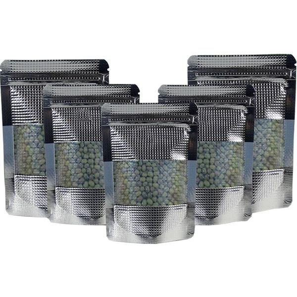 storage bags 100pcs stand up embossed aluminum foil tear notch snack package bag with window dried flower mylar zipper pouches
storage bags 100pcs stand up embossed aluminum foil tear notch snack package bag with window dried flower mylar zipper pouches