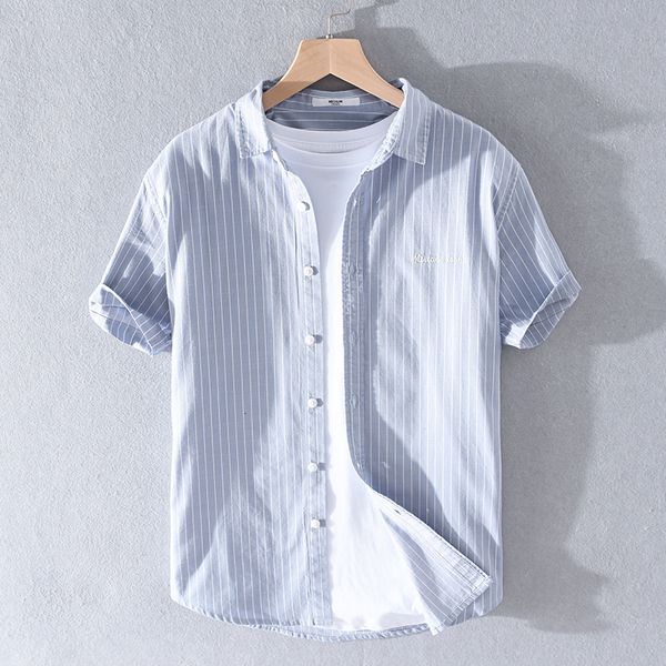 2021 summer new design stripe white cotton brand shirts for men fashion casual shirt mens comfortable overhemd camisa xg9w
2021 summer new design stripe white cotton brand shirts for men fashion casual shirt mens comfortable overhemd camisa xg9w