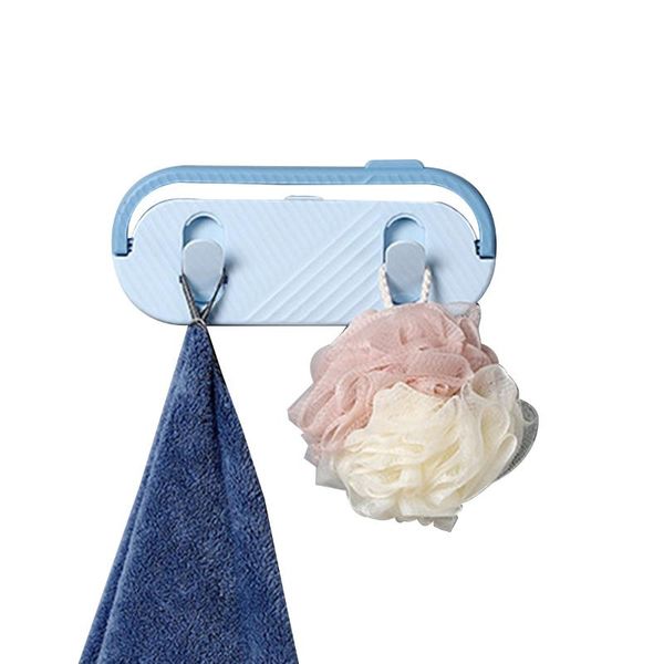 hooks & rails wall-mounted commodity shelf, multifunctional household storage rack white/pink/blue
hooks & rails wall-mounted commodity shelf, multifunctional household storage rack white/pink/blue