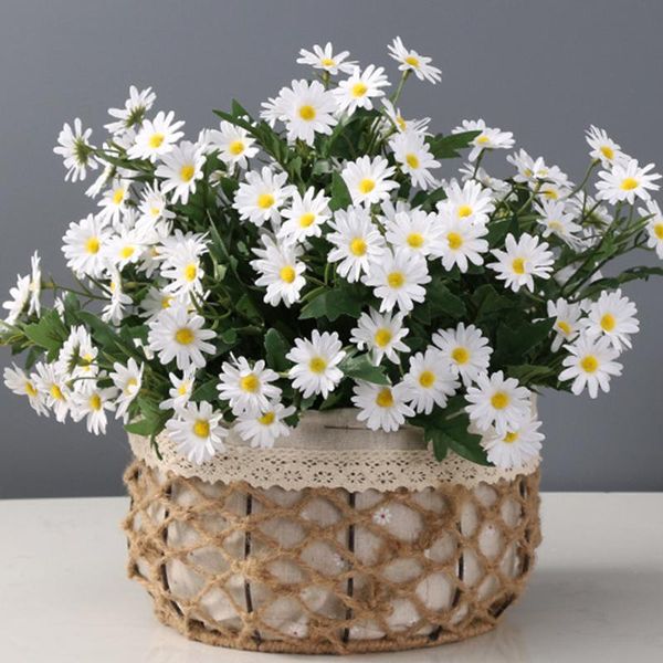 decorative flowers & wreaths 9branches artificial silk white beauty chrysanthemum simulation daisy fake decoration for home garden office
decorative flowers & wreaths 9branches artificial silk white beauty chrysanthemum simulation daisy fake decoration for home garden office