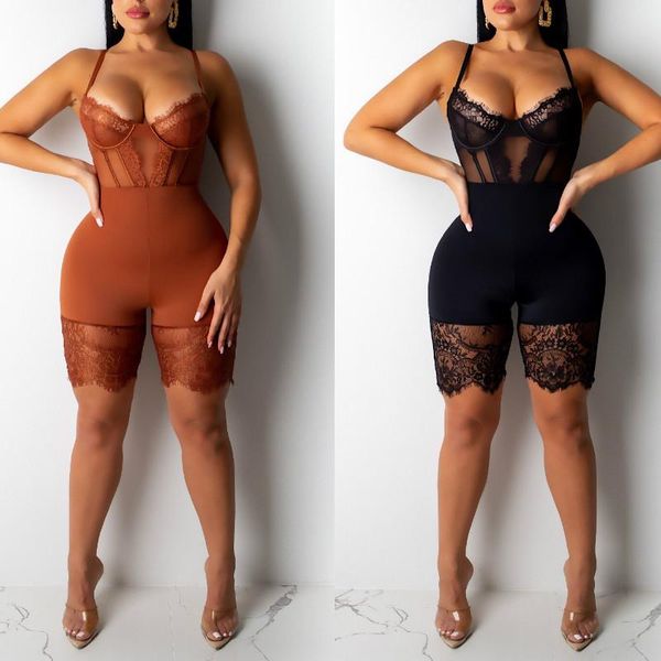 women's jumpsuits & rompers woman ropmer overalls for women playsuits bodycon party club black red short brand fashion sling lace bodys, Black;white 
women's jumpsuits & rompers woman ropmer overalls for women playsuits bodycon party club black red short brand fashion sling lace bodys, Black;white