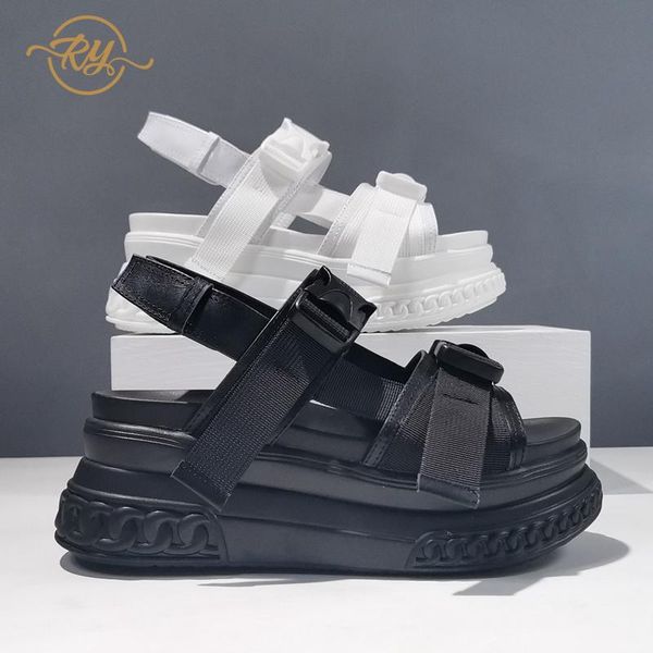 dress shoes ry-relaa womens flat sandals summer fashion genuine leather high heels women ins style tide, Black
dress shoes ry-relaa womens flat sandals summer fashion genuine leather high heels women ins style tide, Black