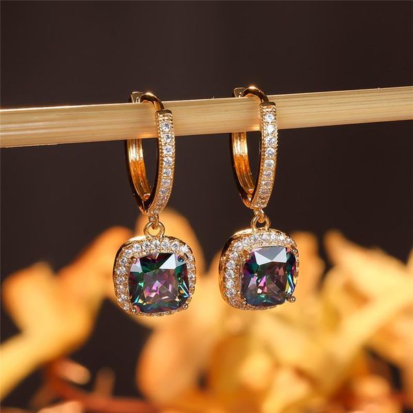 dangle & chandelier square cut stone multicolor crystal earrings for women wedding jewelry yellow gold mystic rainbow drop, Silver
dangle & chandelier square cut stone multicolor crystal earrings for women wedding jewelry yellow gold mystic rainbow drop, Silver