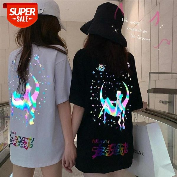 t-shirt women summer 2020 new colorful reflective sailor moon tshirt loose young women's student black and white shirt tide #lr6i
t-shirt women summer 2020 new colorful reflective sailor moon tshirt loose young women's student black and white shirt tide #lr6i