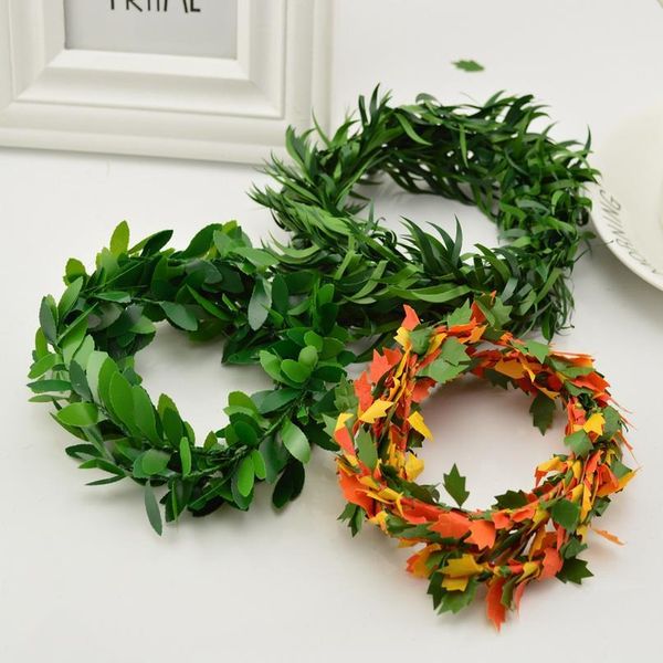 3.75m silk garland green leaf iron wire handmade artificial flower vine rattan for wedding decoration foliage diy wreat jlljiy
3.75m silk garland green leaf iron wire handmade artificial flower vine rattan for wedding decoration foliage diy wreat jlljiy