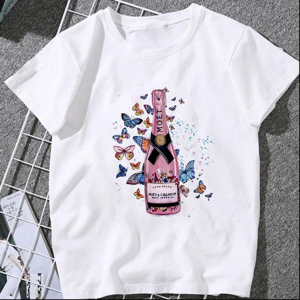 new summer womens t shirts harajuku leisure streetwear female tshirt fashion hipster o neck t shirt champagne print tee clothes, White
new summer womens t shirts harajuku leisure streetwear female tshirt fashion hipster o neck t shirt champagne print tee clothes, White
