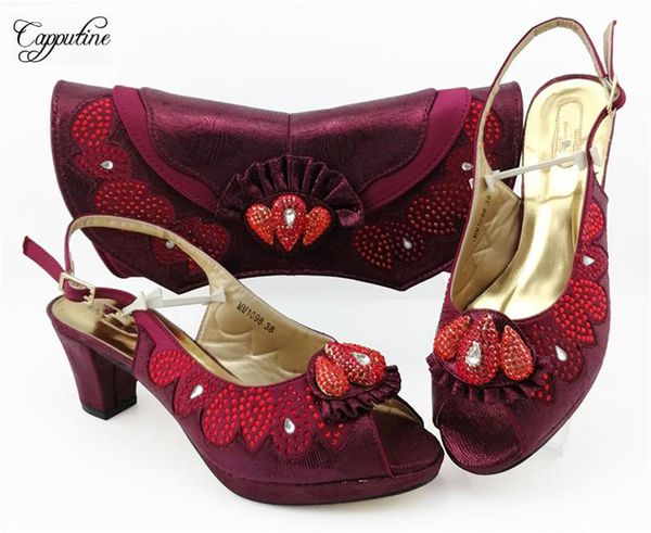 dress shoes nice high heel sandal matching with bag set for party lady mm1098 wine ,heel 6.5cm, Black
dress shoes nice high heel sandal matching with bag set for party lady mm1098 wine ,heel 6.5cm, Black
