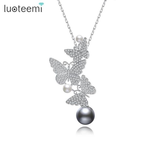 allakalo butterfly pendant necklace for women imitation pearl cz stone animals fashion jewelry charm accessories wedding gifts, Silver
allakalo butterfly pendant necklace for women imitation pearl cz stone animals fashion jewelry charm accessories wedding gifts, Silver