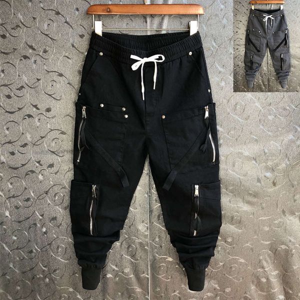 new versatile overalls men's trendy hairstylist slim fit harem pants 9-point corset casual pants super handsome pants, Blue
new versatile overalls men's trendy hairstylist slim fit harem pants 9-point corset casual pants super handsome pants, Blue