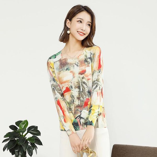 women's sweaters fall 2021 blouse pullover ink smudge printing knit sweater women sunscreen loose, White;black
women's sweaters fall 2021 blouse pullover ink smudge printing knit sweater women sunscreen loose, White;black