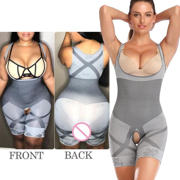 waist support full body shaper slimming bodysuit trainer seamless shapewear women corrective underwear tummy bucorset modeling strap, Black;gray
waist support full body shaper slimming bodysuit trainer seamless shapewear women corrective underwear tummy bucorset modeling strap, Black;gray