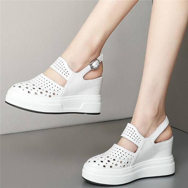 sandals summer platform pumps women genuine leather wedges high heel gladiator female round toe fashion sneakers casual shoes, Black
sandals summer platform pumps women genuine leather wedges high heel gladiator female round toe fashion sneakers casual shoes, Black