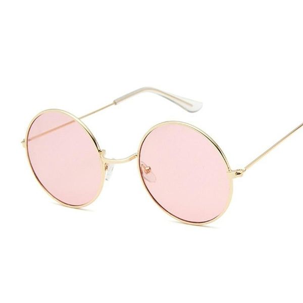 sunglasses vintage round brand designer women/men retro metal frame black lens mirror goggles, White;black
sunglasses vintage round brand designer women/men retro metal frame black lens mirror goggles, White;black