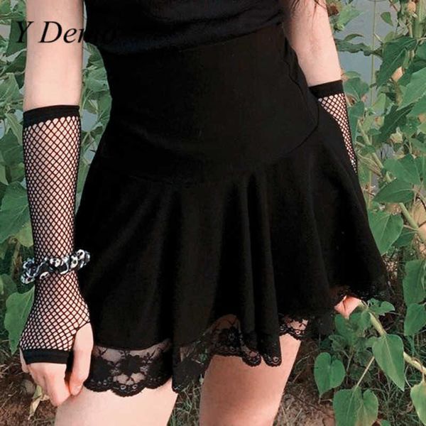 skirts y demo grunge vintage women lace skirt high waist ruched pleated female fashion alternative clothing, Black
skirts y demo grunge vintage women lace skirt high waist ruched pleated female fashion alternative clothing, Black