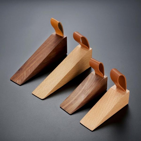 door catches & closers 1pc solid wood ser non-slip sbaby protect leather rope wedge anti-collision creative gate decor beech/black w
door catches & closers 1pc solid wood ser non-slip sbaby protect leather rope wedge anti-collision creative gate decor beech/black w