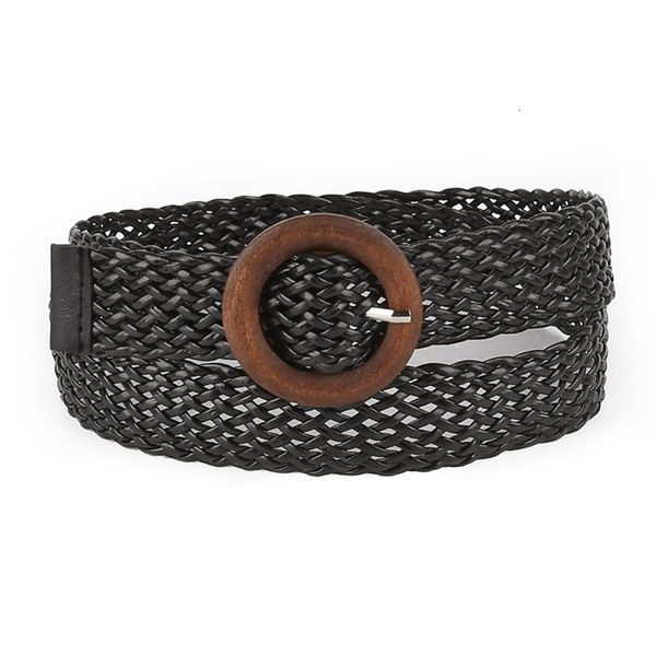 women's hollow out breathable knitting wide belt decoration national style round button versatile dress accessories belt women's f, Black;brown
women's hollow out breathable knitting wide belt decoration national style round button versatile dress accessories belt women's f, Black;brown