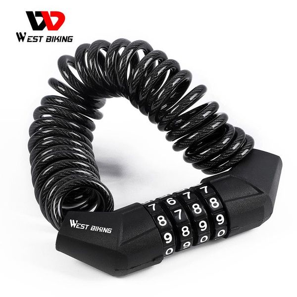 bike locks west biking helmet lock chain 1.5m elastic ultralight flexible 4 digit password portable anti-theft cable bicycle
bike locks west biking helmet lock chain 1.5m elastic ultralight flexible 4 digit password portable anti-theft cable bicycle