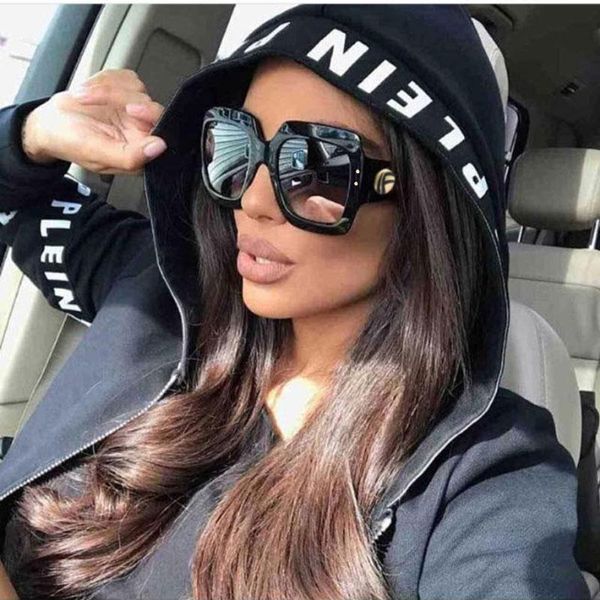 sunglasses 2021 oversized square women vintage retro sun glasses black big shades female oculos uv400, White;black
sunglasses 2021 oversized square women vintage retro sun glasses black big shades female oculos uv400, White;black