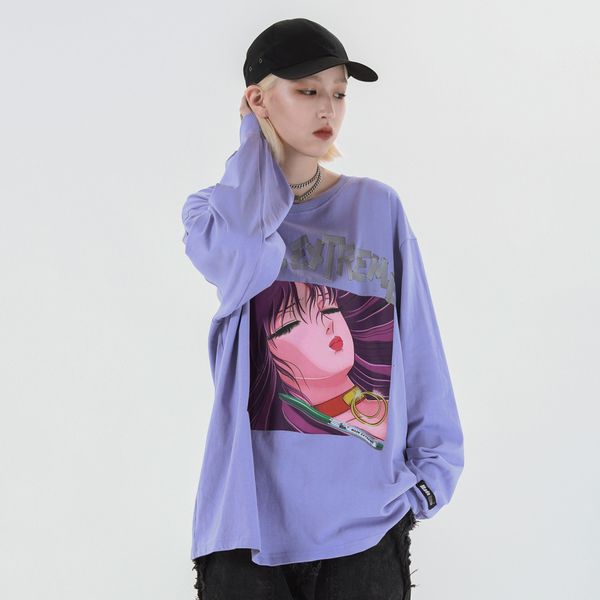 2021 new harajuku japanese streetwear cartoon long sleeve kawaii cute tshirts oversized shirts sweatshirts women clothing winter 3sc7, White
2021 new harajuku japanese streetwear cartoon long sleeve kawaii cute tshirts oversized shirts sweatshirts women clothing winter 3sc7, White
