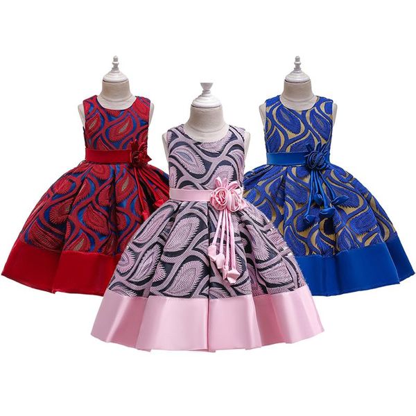 girl's dresses christmas kids dress girls party cotton flower decoration princess for birthday present, Red;yellow
girl's dresses christmas kids dress girls party cotton flower decoration princess for birthday present, Red;yellow