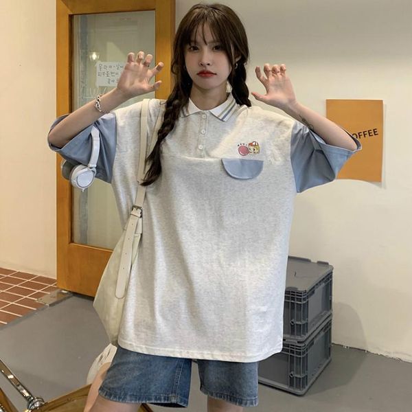 women's t-shirt shirt summer short-sleeved loose couple wear jacket wild 2021 college style, White
women's t-shirt shirt summer short-sleeved loose couple wear jacket wild 2021 college style, White