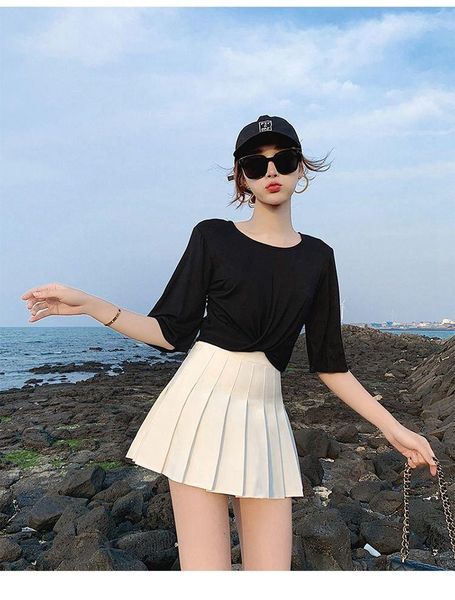 skirts women fashion spring summer high waist pleated skirt plaid kawaii female versatile a-line, Black
skirts women fashion spring summer high waist pleated skirt plaid kawaii female versatile a-line, Black
